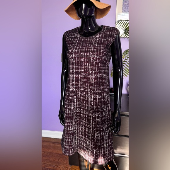 Prada Burgundy wool blend Knit Fabric dress - Picture 9 of 13